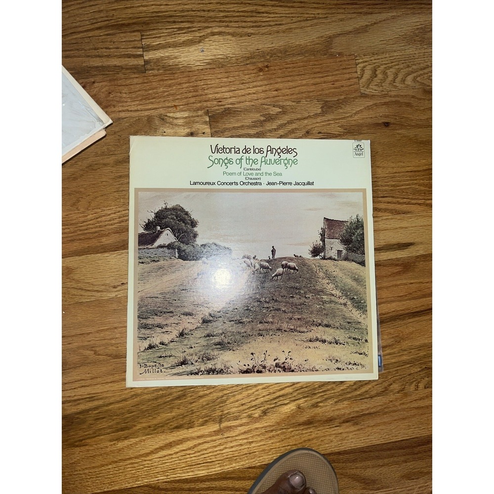 Angel Victoria de los Angeles Songs of the Auvergne Chausson LP S-36897